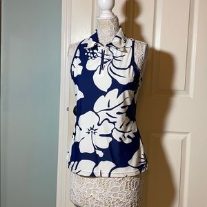 Tzu tzu golf top racer back 1/4 zip